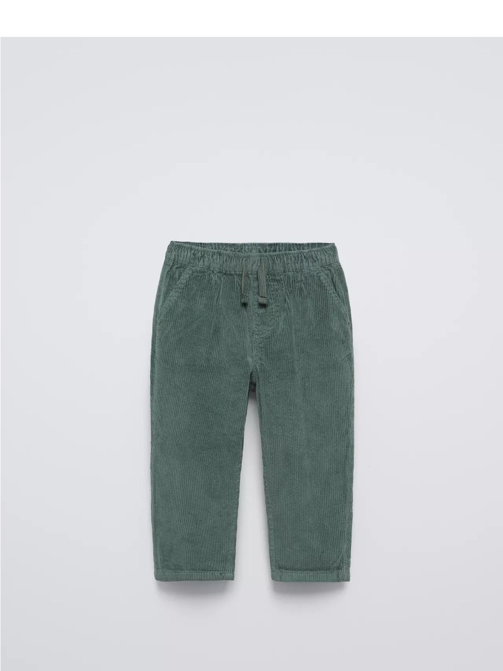 Zara Kids Corduroy Elastic-Waist Pants